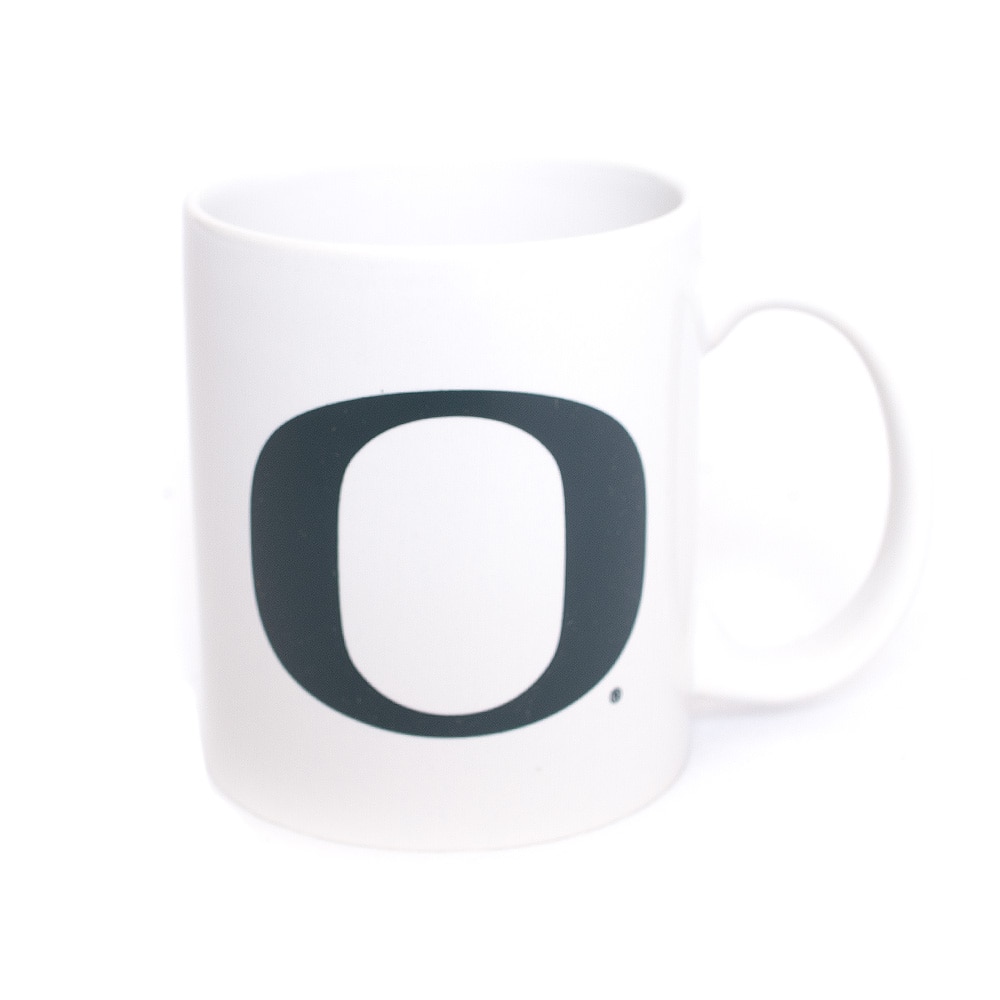 Classic Oregon O, White, Traditional Mugs, Ceramic, Home & Auto, Jenkins, 11 ounce, 856034